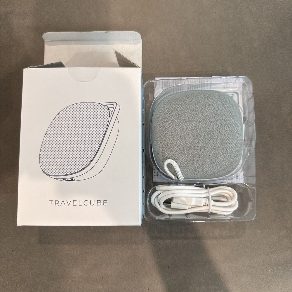 YogaSleep TravelCube Portable Sound Machine White Noise Relaxation New in Box